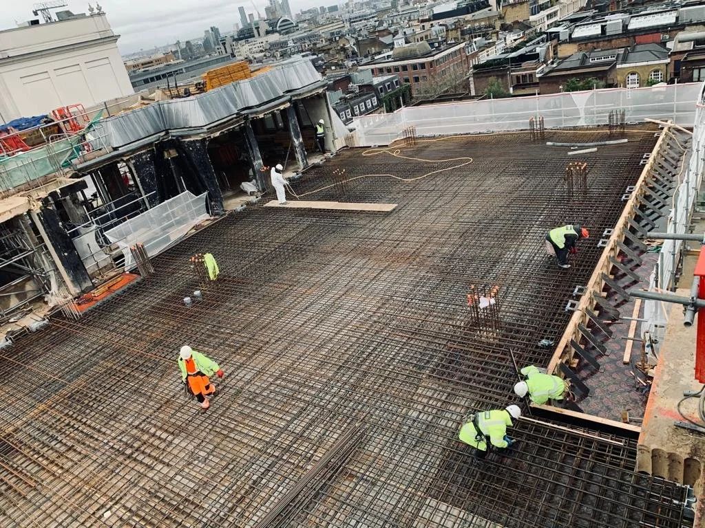 Concrete operations on the constrained site