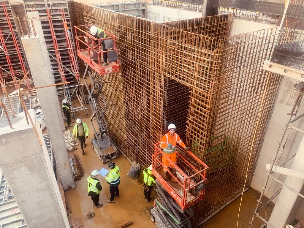 Substructure works in progress