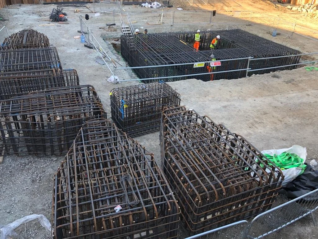 Below-ground drainage installation