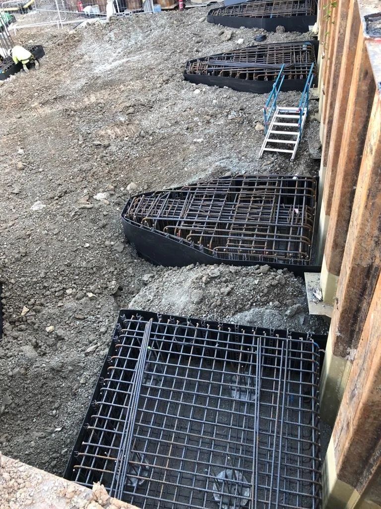Foundation works in progress