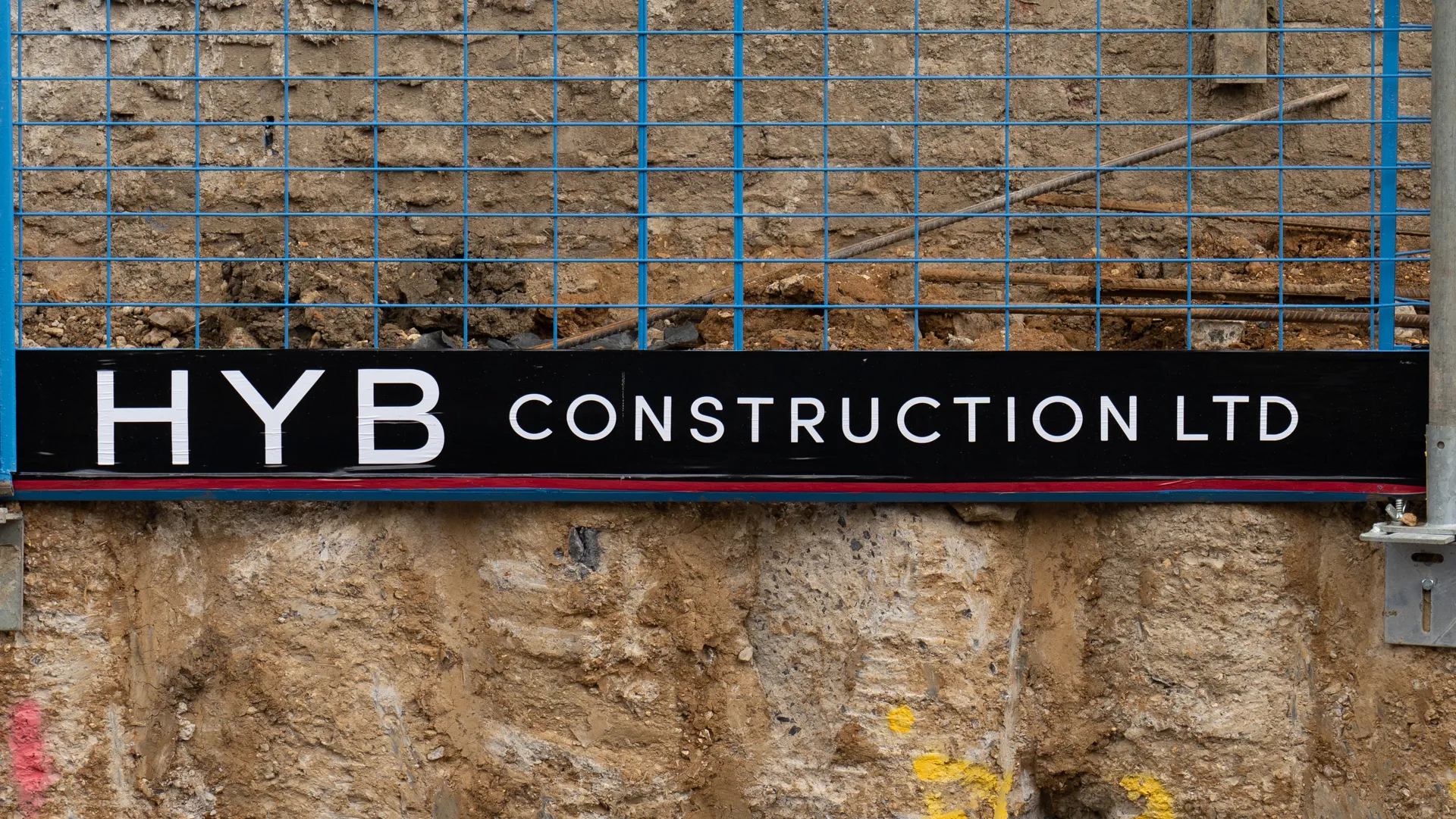 HYB Construction site hoarding